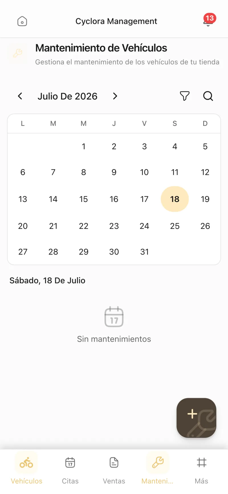 Mantenimiento documentado