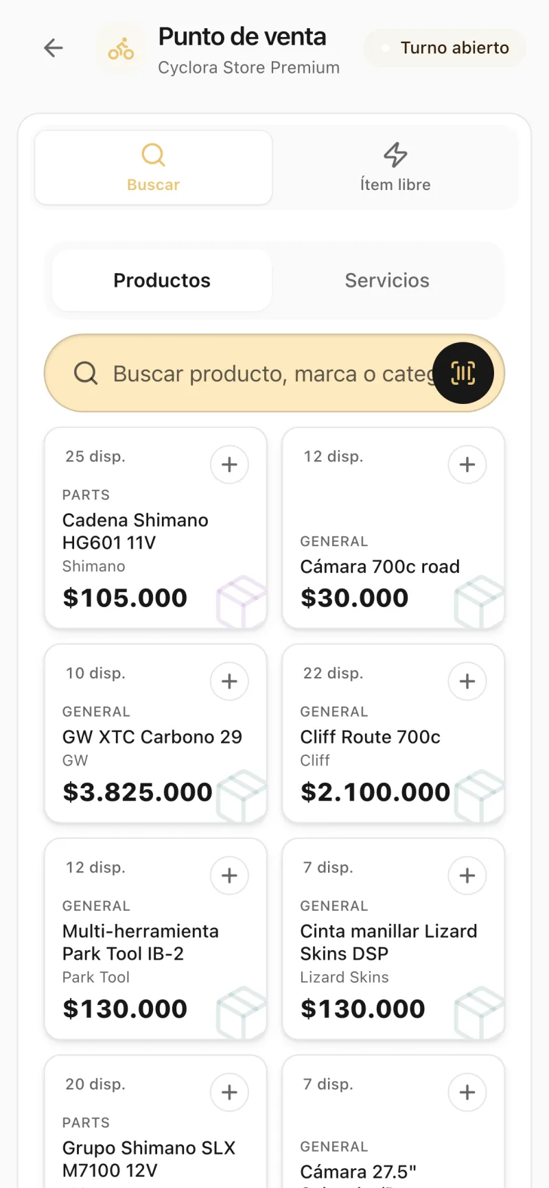 Venta y facturación — POS