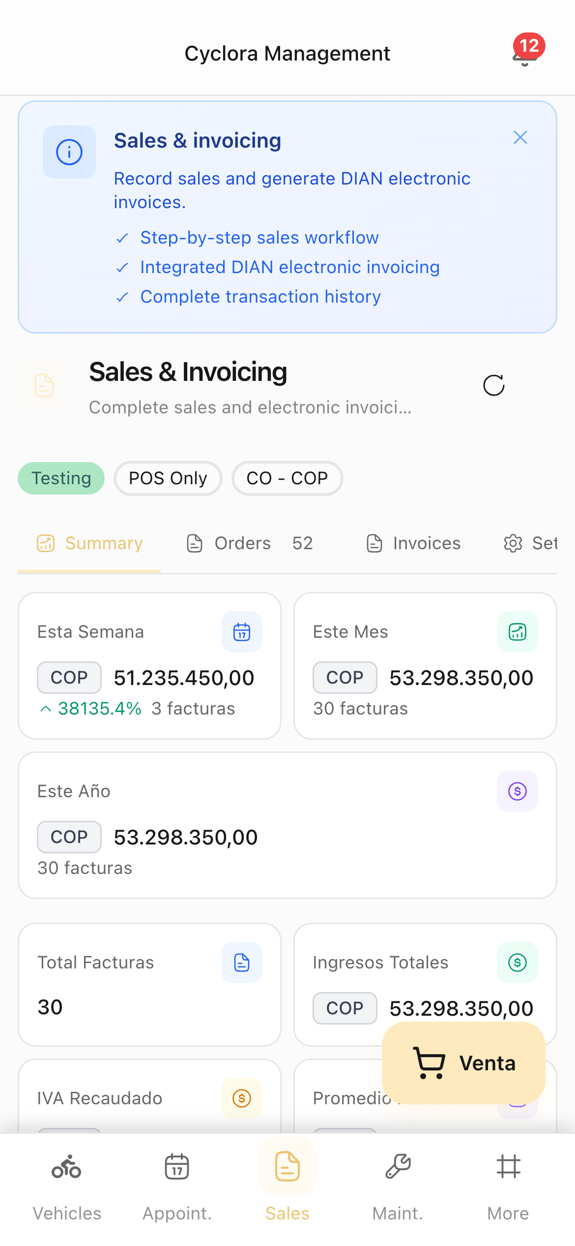 Ventas y Facturación