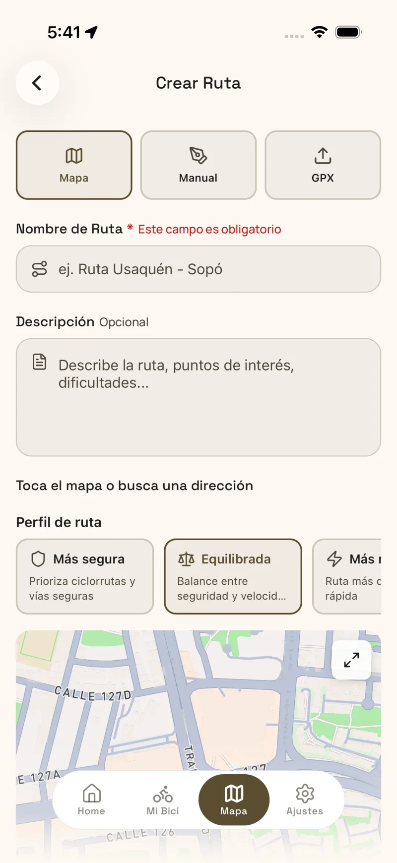 Crea tu Ruta